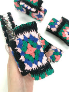 Knitted Gripper Square Hair Clip