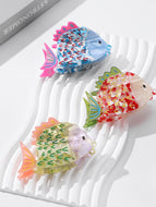 Acetate Spliced fish Hairpin for Girls