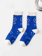 Royal Blue Rhombus Women's Socks