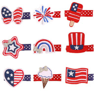 4th of July Kids Hair Clips