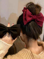 Bow Solid Color Hair Rope Rubber Band