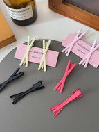 Candy Color Cross Girly Dopamine Bangs Hairpin