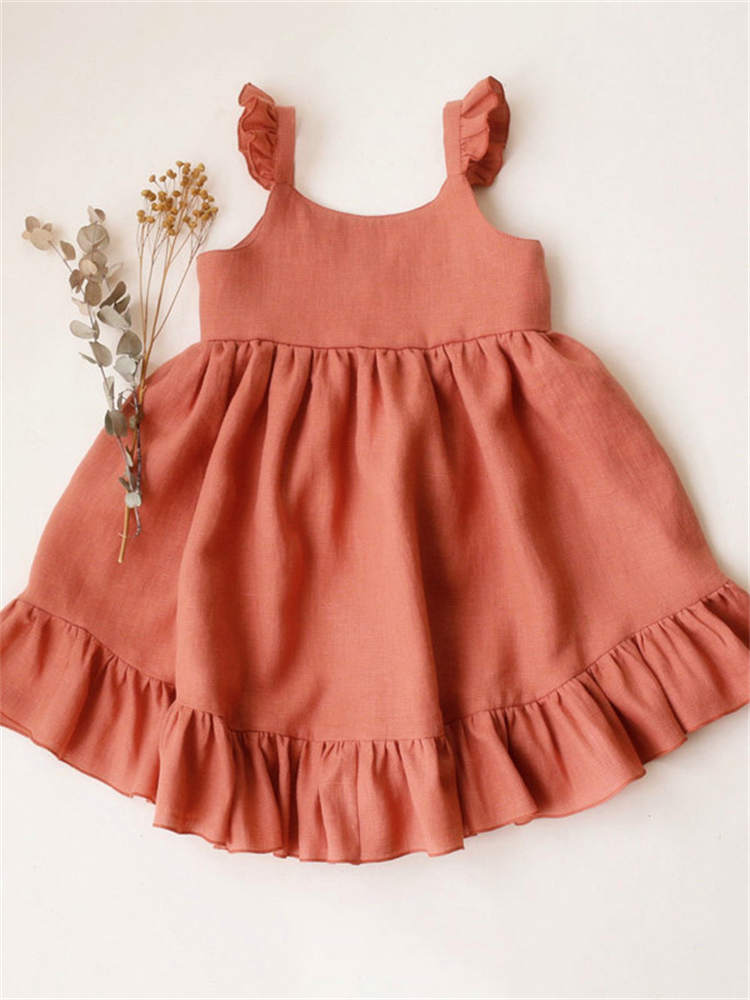 New Girls' Dress Suspender Skirt Sundress