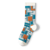 Retro Checkered Square Women's Socks