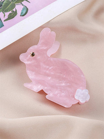 Little Pink Bunny Clip for Girls