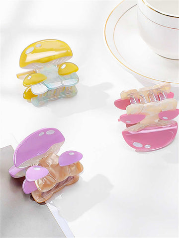 Mushroom Shape for Girls' Hair Clips