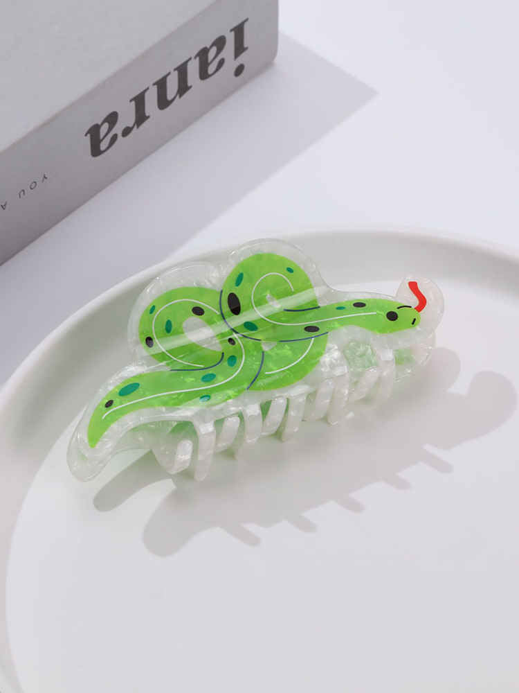 Cartoon Little Snake Creative Hairpin