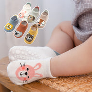 New Three-dimensional Cartoon Low-top Children's Baby Trampoline Socks Big Heel Non-slip Floor Boat Socks