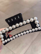 Pearl Square Large Hair Clip