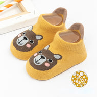 New Three-dimensional Cartoon Low-top Children's Baby Trampoline Socks Big Heel Non-slip Floor Boat Socks