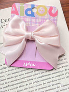 Solid Color Bow Hairpin