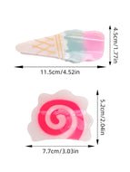 Pink Ice Cream Hairpin