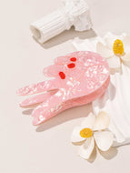 Pink Gesture  Hair Clip