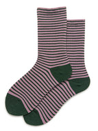 Ten Colors of Striped Socks for Women