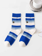 Royal Blue Rhombus Women's Socks