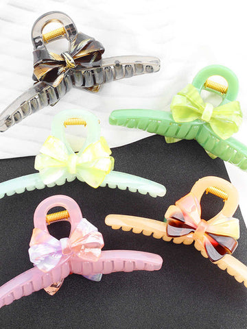 Three-color Bow Hairpin for Girls