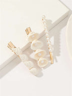 Women Shell and Conch Hair Clip Set