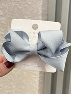 Solid Color Little Daisy Bow Hair Clip