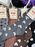 Women's Printed Heart Socks