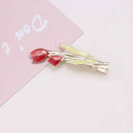 Tulip Flower Colorful Hairpin