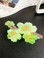 Wintersweet Flower Hairpin for Girls