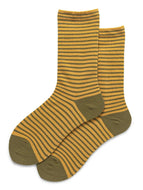 Ten Colors of Striped Socks for Women