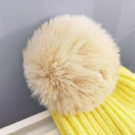 Cute Fur Ball Hat