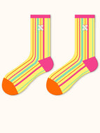 Colorful Striped Mid-calf Socks