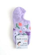 Women's Short Socks with Breathable Flowers