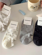 Polka dot socks girls'