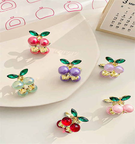 Cherry Mini Hair Clip for Women