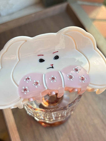 Puppy Cute Rhinestone Cartoon Hairpin