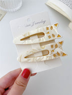 Cute Cat Hair Clip Acetate Clips