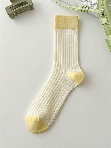 New Style Women's Mid-calf Cotton Socks