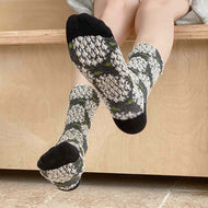 Versatile Retro Embossed Series Women's Socks