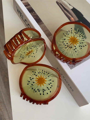 Fruit Kiwi Hair Clip