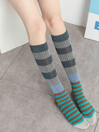 Women's Long Striped Socks All-match Trendy Socks