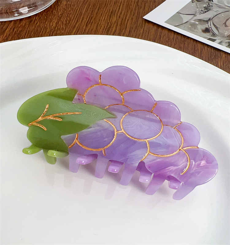 Grapes Pineapple Fruit Hairpin for Women