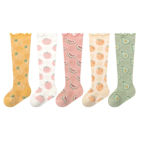 High Quality Kids Socks Fruit Print Socks