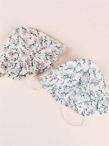 New Baby Printed Floral Princess Sun Hat