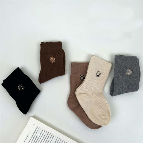 All-match Double Needle Children's Socks