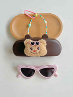 Anti-lost Decorative Glasses Case Children's Sunglasses Set