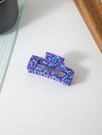 Square Vintage Textured Hair Clip