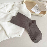 Plain All-match Women's Socks