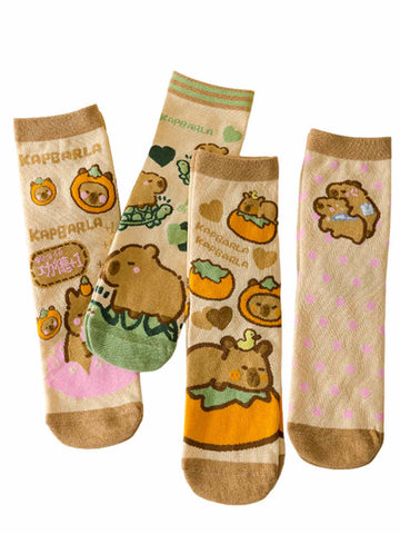 Anime Cartoon Cute Women's Socks