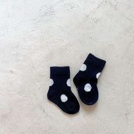 Girls Polka Dot Print Cotton Socks