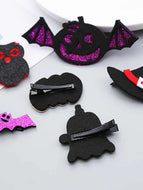 Children's Halloween Bat Melon Magic Hat Hair Clip