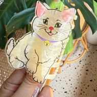 Cute Cat Hairpin with Bells