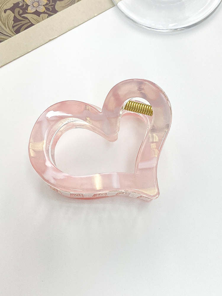 Heart Design Hair Claw