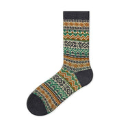 All-match Autumn and Winter Retro Ethnic Style Men's Socks